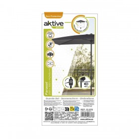 Ombrellone Aktive 300 x 245 x 200 cm Antracite Alluminio