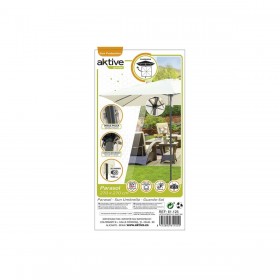 Ombrellone Aktive 270 x 261 x 270 cm Acciaio Alluminio Crema