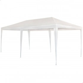 Gazebo Aktive 300 x 255 x 600 cm Metallo Bianco Plastica