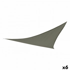Vela parasole Aktive Grigio 360 x 0,5 x 360 cm Triangolare (6 Unità)