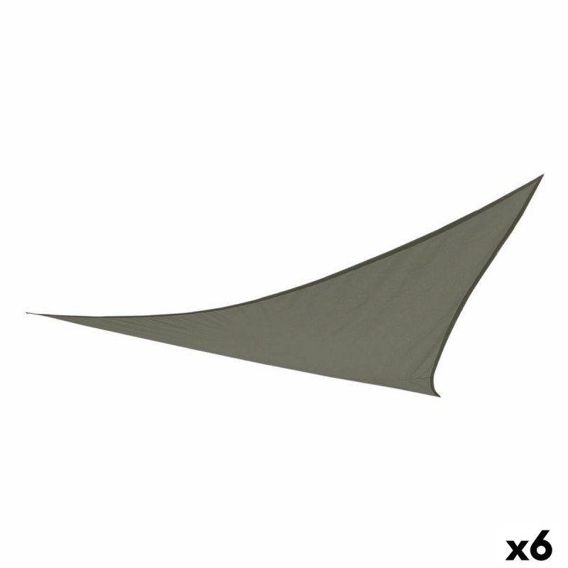 Vela parasole Aktive Grigio 360 x 0,5 x 360 cm Triangolare (6 Unità)
