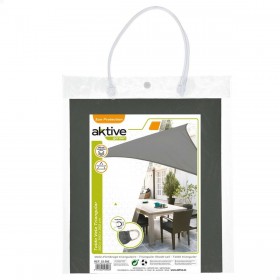 Vela parasole Aktive Grigio 360 x 0,5 x 360 cm Triangolare (6 Unità)