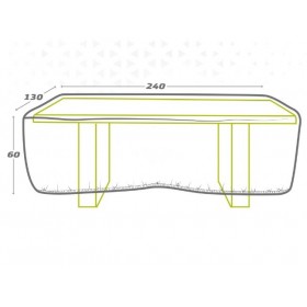 Custodia Protettrice Aktive Tavoli 240 x 60 x 130 cm (6 Unità)