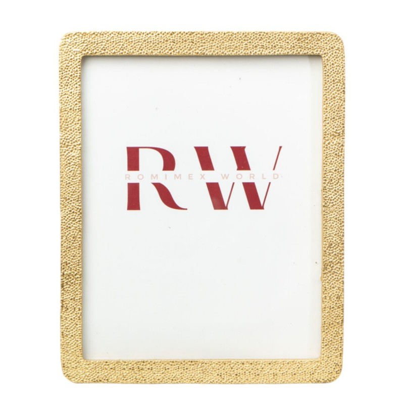 Cornice Portafoto Romimex Dorato Resina 20 x 25 x 2 cm