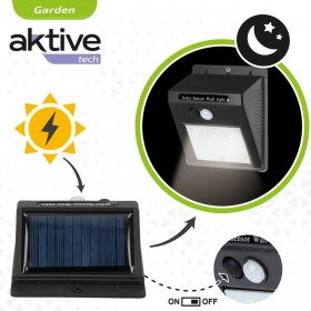 Luce LED con Sensore di Movimento Aktive Plastica 9 x 12 x 5 cm (6 Unità)