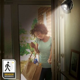 Luce LED con Sensore di Movimento Aktive Plastica 10,5 x 12,5 x 13,5 cm (12 Unità)