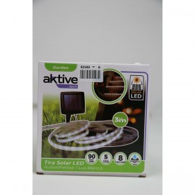 Striscia di luci Aktive LED Bianco Giardino 3 m (6 Unità)