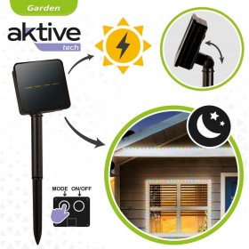Striscia di luci Aktive LED Multicolore Giardino 3 m (6 Unità)
