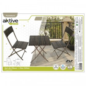 Tavolo con 2 sedie Aktive