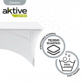 Custodia Protettrice Aktive Bianco 183 x 76 x 76 cm Tavolo Accessori Veicoli Autostrada (6 Unità)