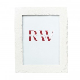Cornice Portafoto Romimex Bianco Resina 15 x 20 x 2 cm