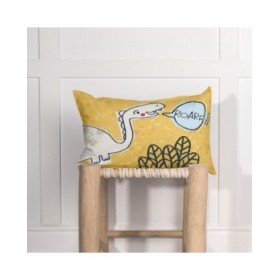Fodera per cuscino HappyFriday Moshi Moshi Dino Friends Multicolore 50 x 30 cm