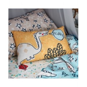 Fodera per cuscino HappyFriday Moshi Moshi Dino Friends Multicolore 50 x 30 cm