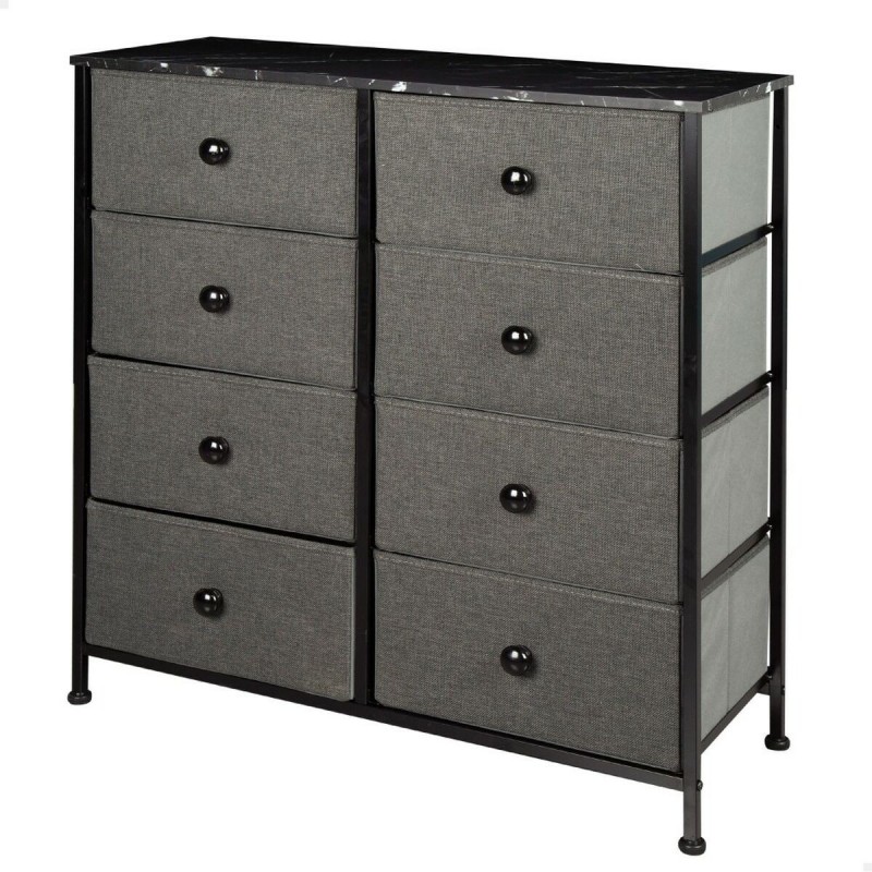 Cassettiera Max Home Grigio Marmo 80 x 81 x 30 cm