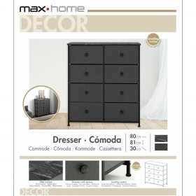 Cassettiera Max Home Grigio Marmo 80 x 81 x 30 cm