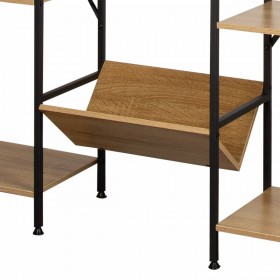 Scaffale Max Home Acciaio Melammina Truciolare 125 x 150 x 27 cm
