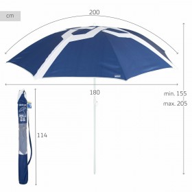 Ombrellone Aktive 200 x 205 x 200 cm (6 Unità)