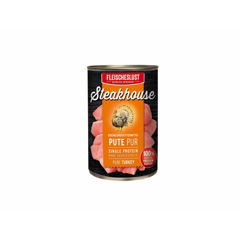 Cibo umido Fleischeslust Pure 400 gr Tacchino