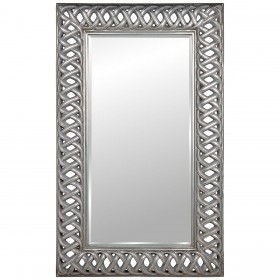 Specchio da parete Alexandra House Living Argentato 92 x 7 x 152 cm