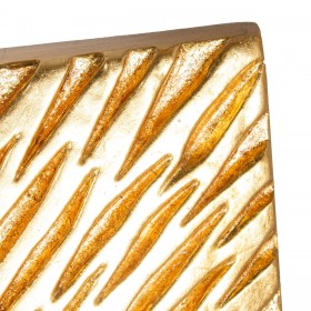 Specchio da parete Alexandra House Living Giallo 78 x 78 x 6 cm