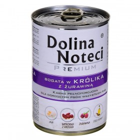 Cibo umido Dolina Noteci Premium Mirtillo Coniglio 400 g