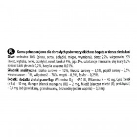 Cibo umido Dolina Noteci Premium Baccalà Broccoli 800 g