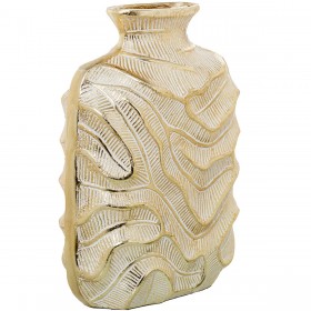 Vaso Alexandra House Living Dorato Alluminio 20 x 11 x 30 cm