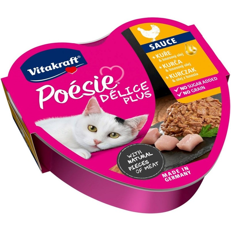 Cibo per gatti Vitakraft POESIE DELICE PLUS Pollo 85 g