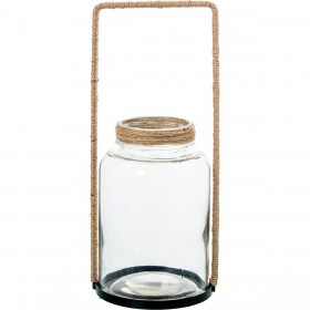 Portacandele Alexandra House Living Cristallo 13 x 33 cm