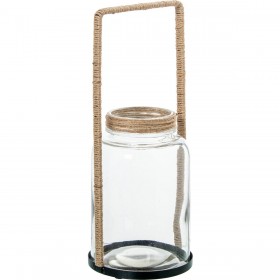 Portacandele Alexandra House Living Cristallo 13 x 33 cm