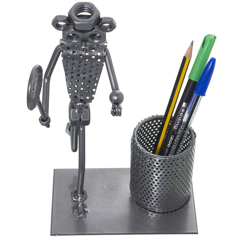 Statua Decorativa Alexandra House Living Metallo 21 x 13 x 8 cm
