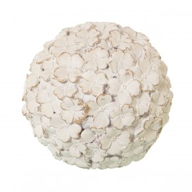 Sfera Decorativa Alexandra House Living Bianco Resina Plastica 9 x 9 x 9 cm