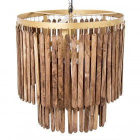 Lampadario Alexandra House Living Marrone Metallo