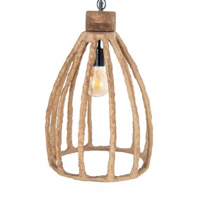 Lampadario Alexandra House Living Marrone Metallo