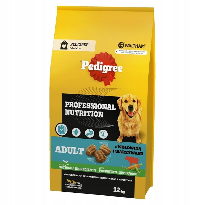 mangime Pedigree Professional Nutrition Adult Carne di vitello 12 kg