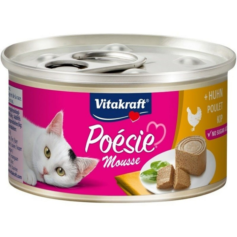 Cibo per gatti Vitakraft Poésie Mousse Chicken Pollo 85 g