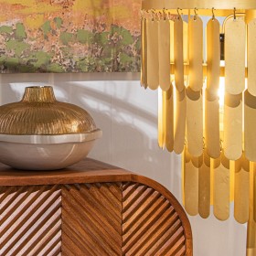 Lampada da Terra Alexandra House Living Dorato 25 W 50 x 150 x 50 cm