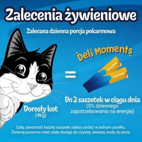 Spuntino per Cat Purina Felix Deli Moments Chicken Pollo 4 x 10 g