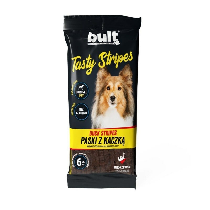 Snack per Cani Bult Tasty stripes Duck Anatra 150 g