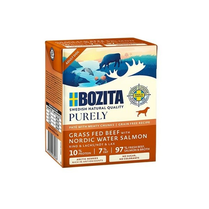 Cibo umido Bozita Purely Paté Duoprotein Beef and salmon 400 g