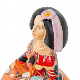Statua Decorativa Alexandra House Living Menina Multicolore Acrilico Plastica Melammina 12 x 8 x 17 cm