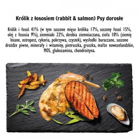 mangime Paka Zwierzaka Rabbit with salmon M Coniglio 9 kg