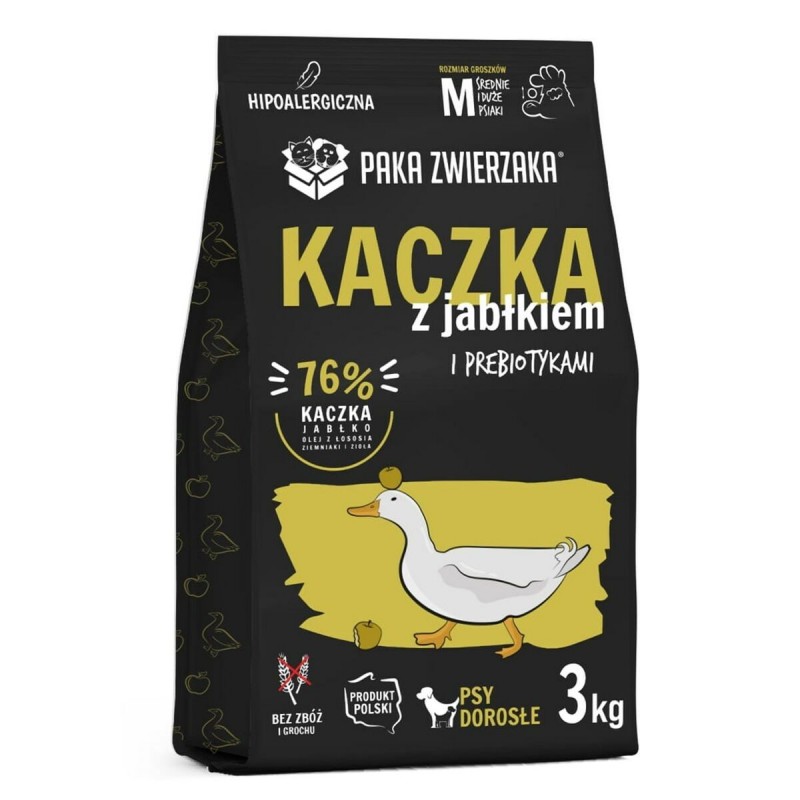 mangime Paka Zwierzaka Duck with apple M Anatra 3 Kg