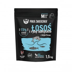 mangime Paka Zwierzaka Salmon with Baltic fish M Salmone 1,5 Kg