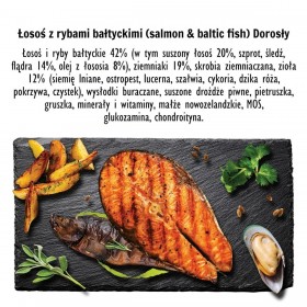 mangime Paka Zwierzaka Salmon with Baltic fish M Salmone 1,5 Kg