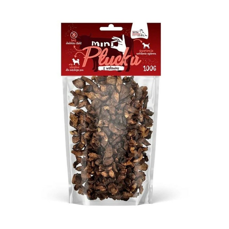 Snack per Cani SYTA MICHA MICHA Mini beef lungs Carne di manzo e vitello 100 g