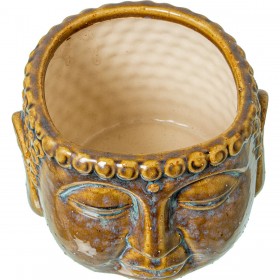 Vaso Alexandra House Living Marrone Ceramica Buddha 15 x 11 x 14 cm