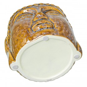 Vaso Alexandra House Living Marrone Ceramica Buddha 15 x 11 x 14 cm