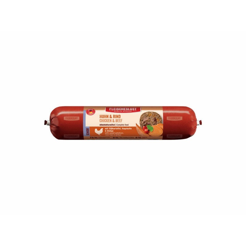 Cibo umido Fleischeslust Senior 800 gr Pollo Carne di vitello