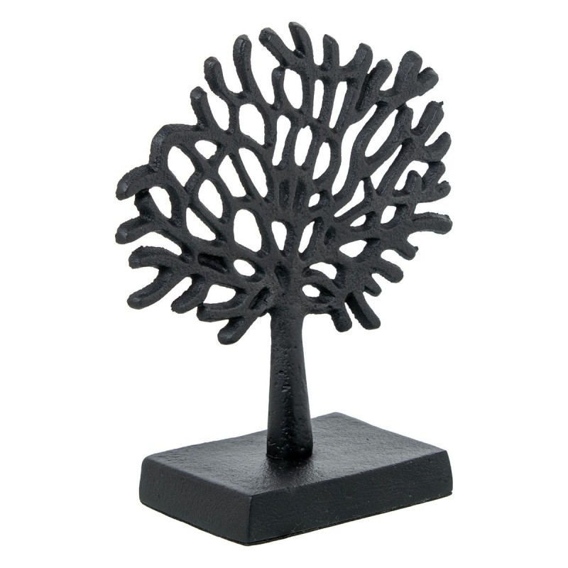 Statua Decorativa Alexandra House Living Nero Albero 17 x 17 x 7 cm